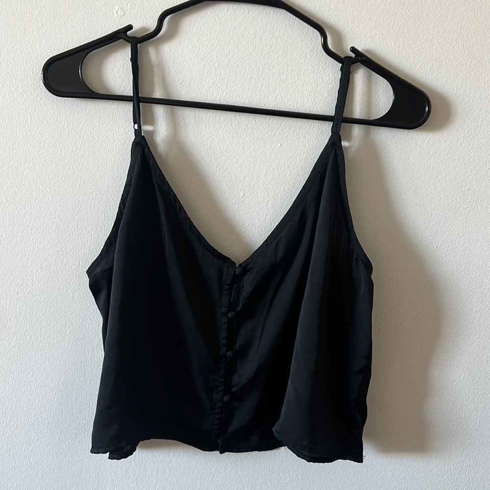 Wild Fable Black Flowy Tank